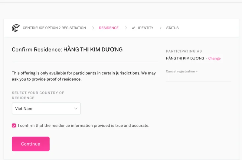 Инструкции по участию в продаже токенов Centrifuge (CFG) на Coinlist подробные и понятные.