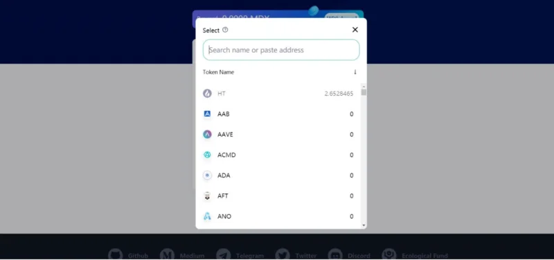 Comment utiliser MDEX Exchange : un guide étape par étape