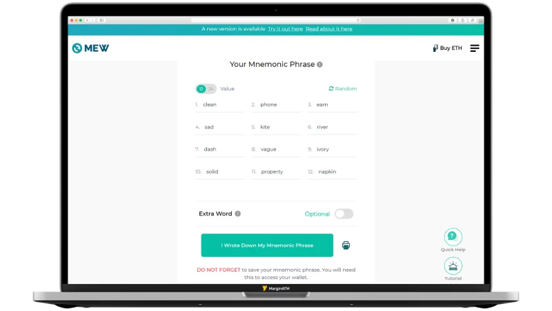 Instructies voor het maken en gebruiken van een gedetailleerde MyEtherWallet (MEW) portemonnee