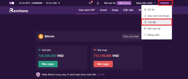 Instrucciones para usar el intercambio de Remitano: compre y venda Bitcoin en el intercambio de Remitano