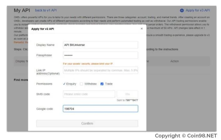 Cómo generar una clave API en los intercambios