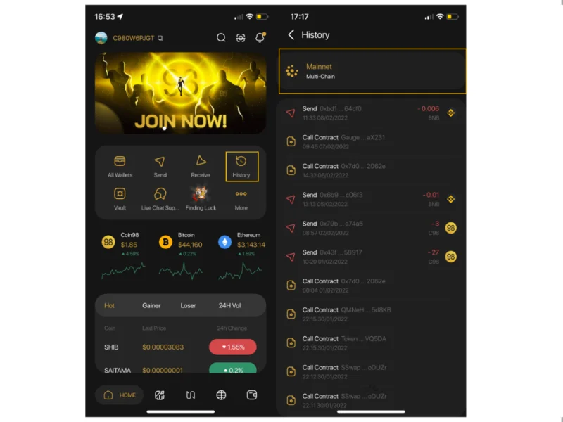 ¿Qué es la billetera Coin98?  Cómo usar la función Wallet en Coin98 Super App de AZ