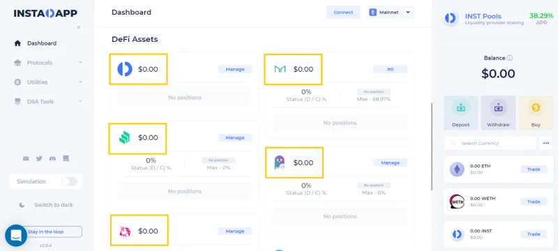 Apakah Instadapp (INST)?  Semua yang anda perlu tahu tentang INST