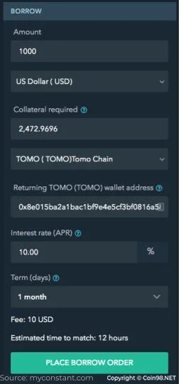 定数：定数のProP2PLendingバージョンを使用するための手順