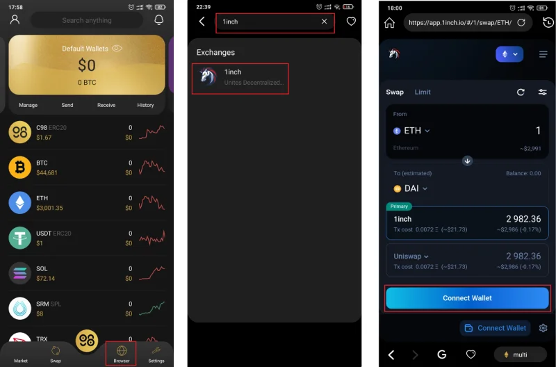 Hoe 1inch DEX Aggregator te gebruiken - een stapsgewijze handleiding