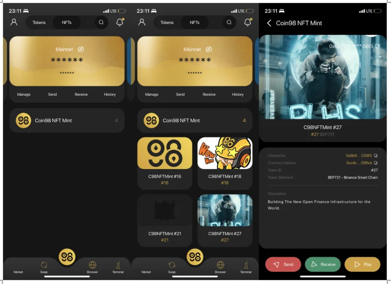Coin98 Super App NFT Issuer - Crea tu propio NFT en 5 sencillos pasos