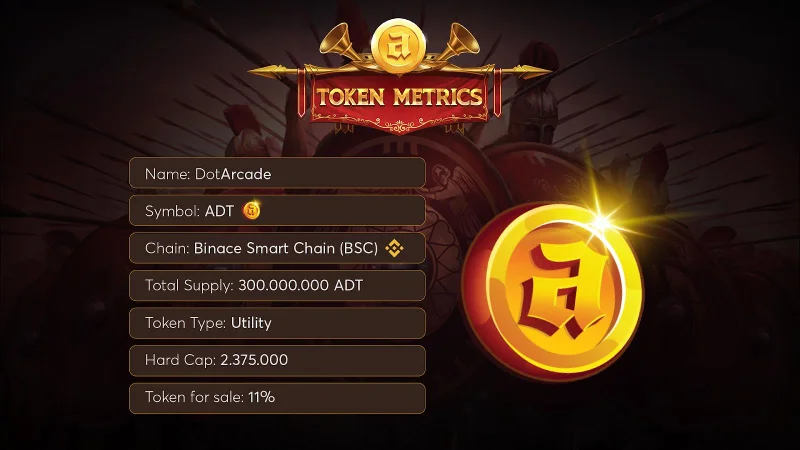 Was ist DotArcade?  Alle Informationen zum Spiel DotArcade und Token ADT