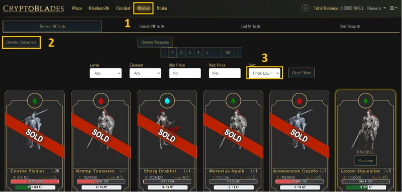 Gids voor het spelen van het NFT CryptoBlades-spel om geld te verdienen aan AZ