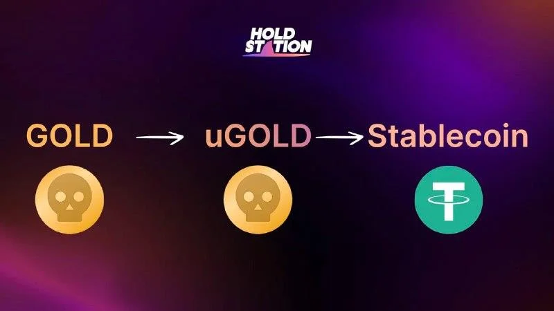 โทเค็นทองของ Holdstation Wallet
