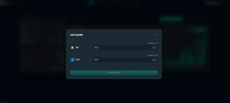 Ref Finance流動性の追加