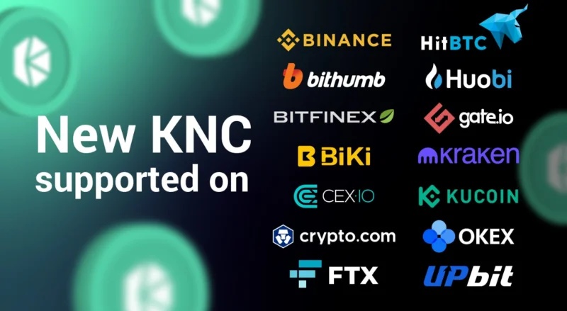 Биржи для KNC