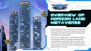 Wat is Horizon Land Metaverse? Horizon Land Metaverse Wereld Details