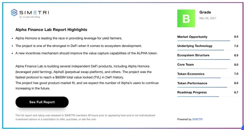 Analisis Proyek Alpha