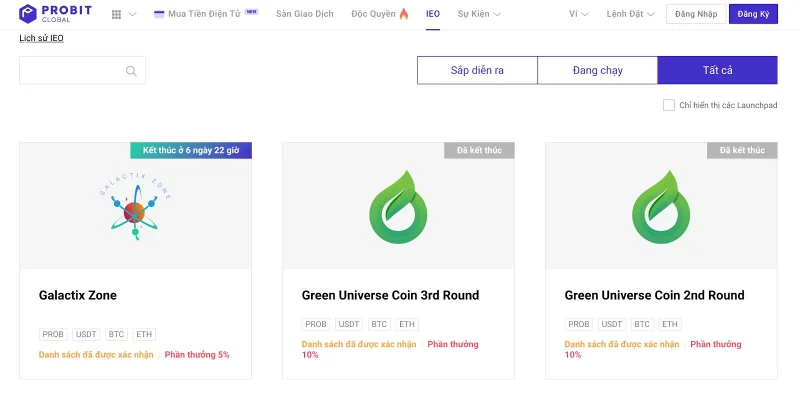 ProBit Global Exchange Akan Meluncurkan Proyek IEO Galactix Zone (GXZ).