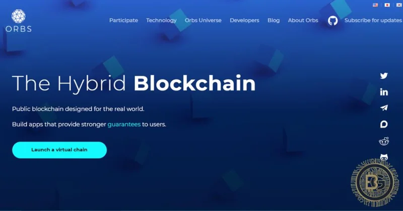 Orbes plataforma blockchain